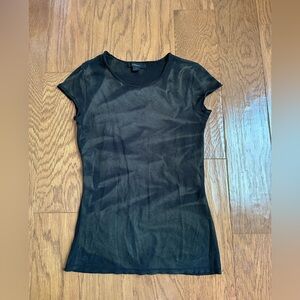 Express Black Short Sleeve Tee